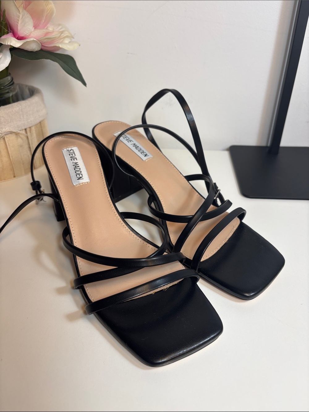 Steve Madden black heels